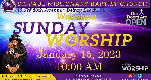 Sunday Worship(January 15th, 2023)